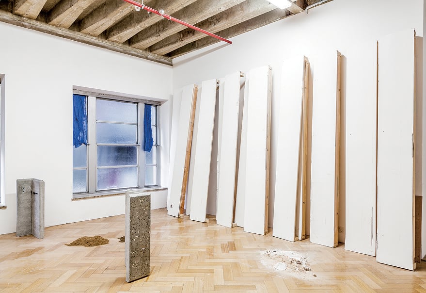 Georgina Criddle, <em>Before too long</em> 2015. Installation view week ten, Image courtesy of the artist and West Space. Photo credit: Christo Crocker