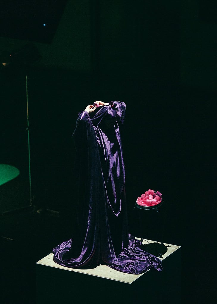 Cigdem Aydemir, <em>What If I Curl My Veil? And Other Questions</em> 2016. Day for Night: 24HRS 2016. Courtesy the artist and Performance Space.