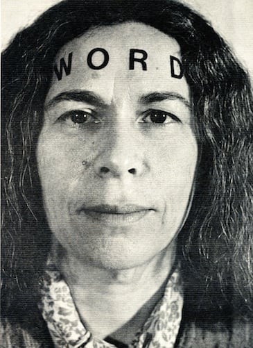 Hannah Weiner. Photo: Nelson Howe, 1979.