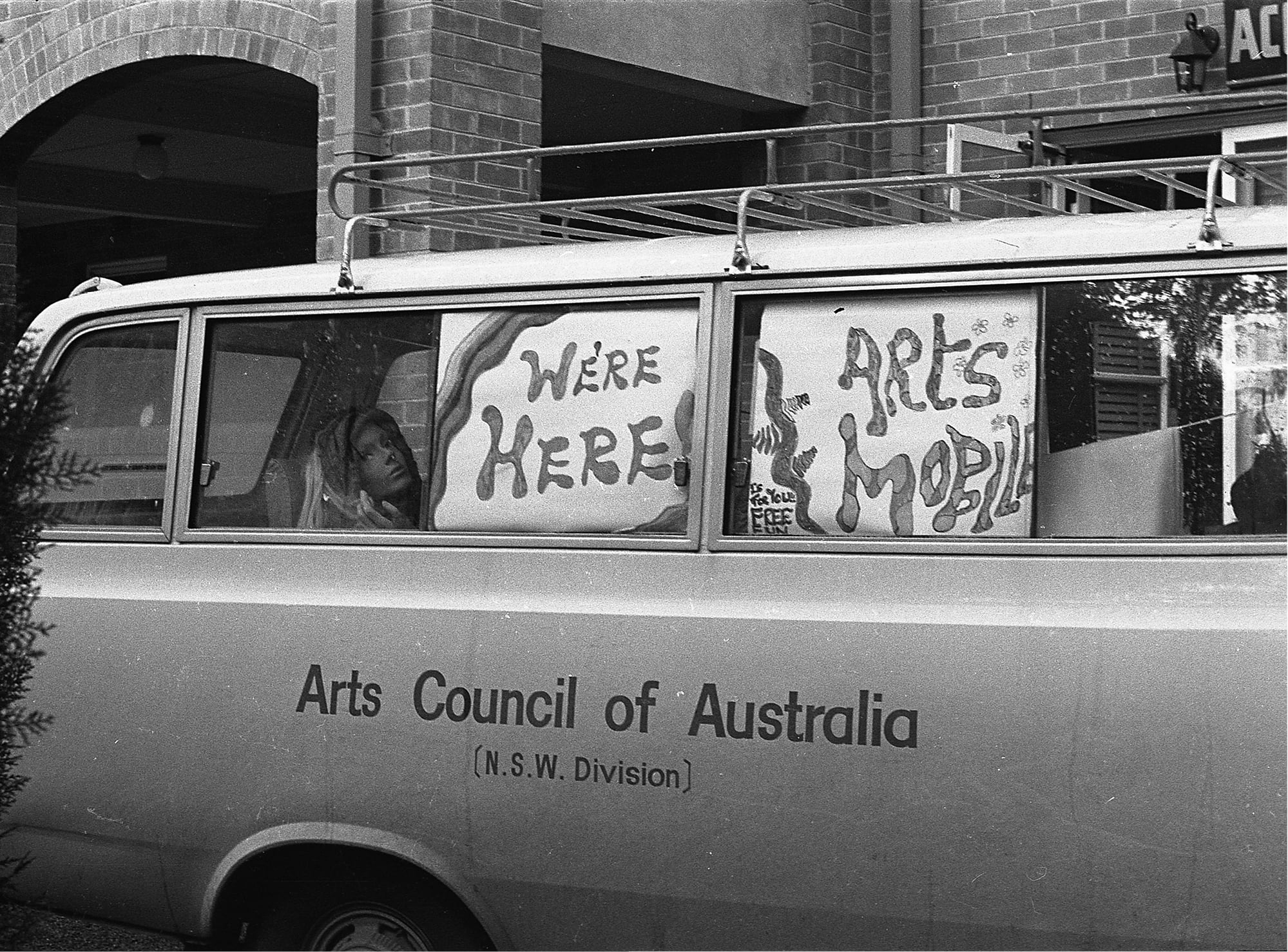 Vivienne Binns, <em>Arts Mobile</em>, 1972. Image courtesy Vivienne Binns.