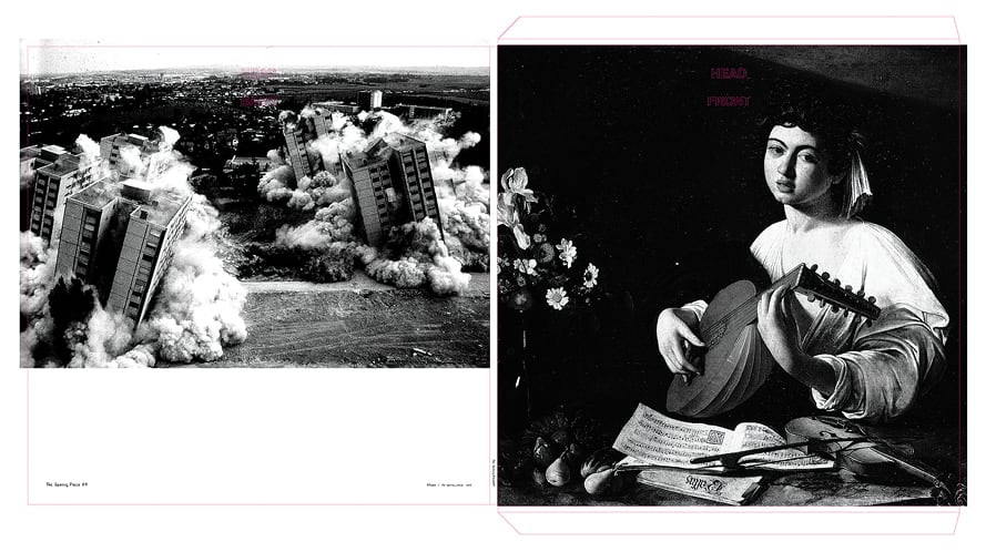 Marco Fusinato, <em>Ambianxe</em> (LP cover design) 2010, offset print. Courtesy of the artist