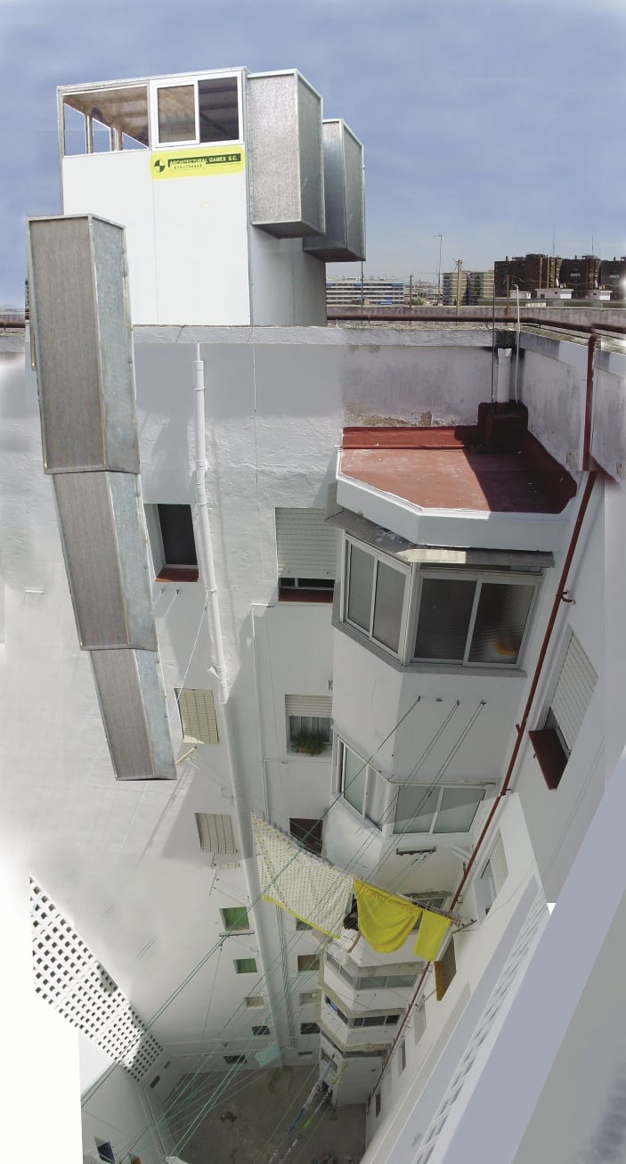 Santiago Cirugeda, <em>Horizontal Property</em> 2001, Image courtesy the architect