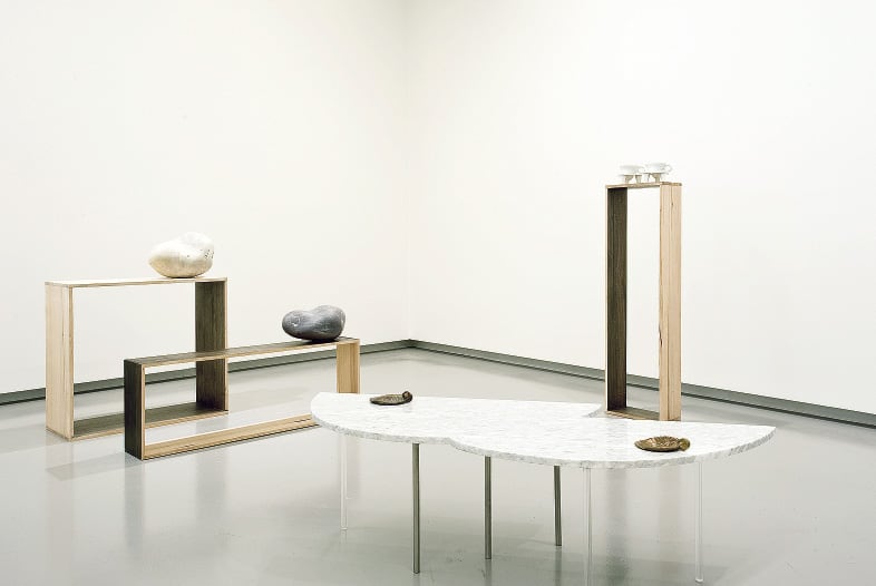 Sanné Mestrom<br>Pretty Air and Useful Things 2012<br>installation view<br>Monash University Museum of Art, Melbourne<br>Image courtesy of the artist and Monash University Museum of Art<br>Photo credit: John Brash