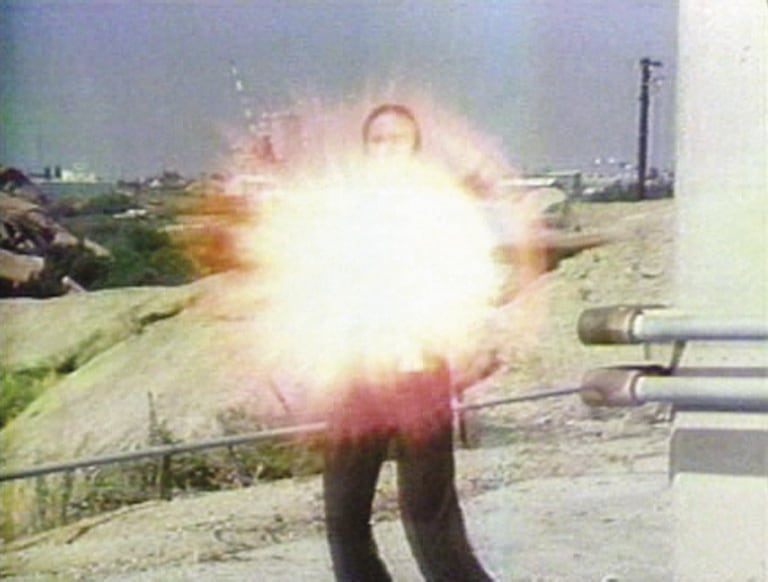 Dara Birnbaum<br>Technology/Transformation: Wonder Woman 1978–79<br>video still<br>Image courtesy the artist and Video Data Bank