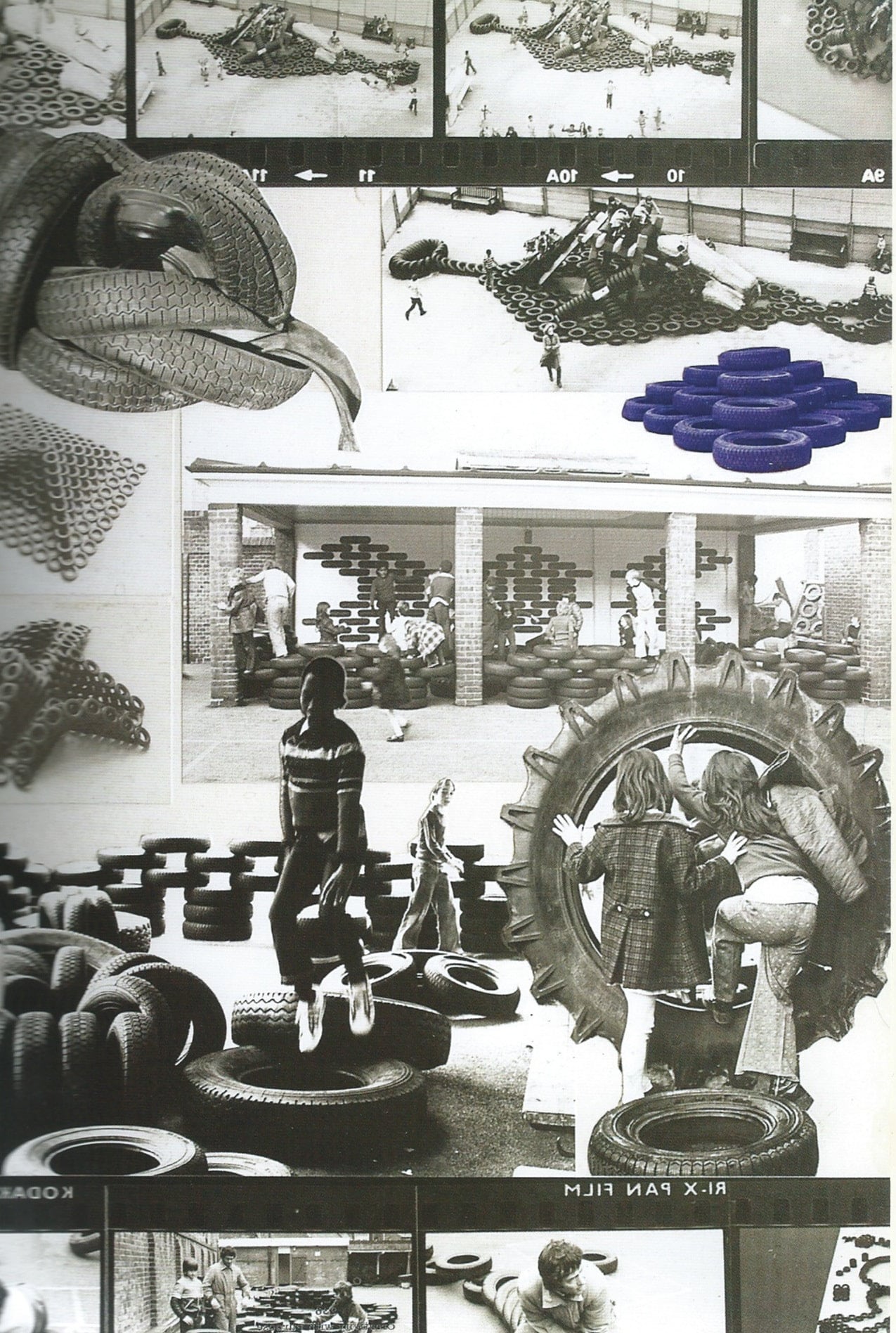 A collage from the Islington Schools Environmental Project, the work of Roger Fagin and David Cashman at Laycock School, UK, 1978