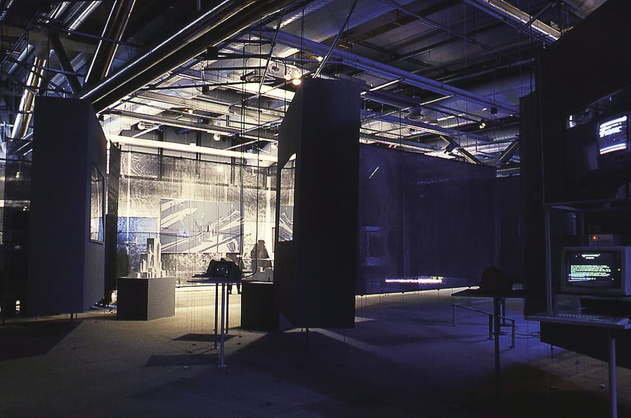 <em>Les Immatériaux</em> installation view, Centre Georges Pompidou, Paris, 1985