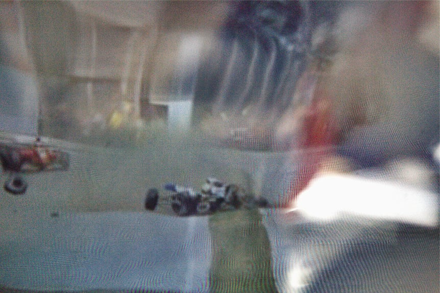 Eliza Hutchison, <em>Senna’s death, Autodromo Enzo e Dino Ferrai, 1994</em>, 2012–3, inkjet print, 36.5 × 54.8 cm, courtesy the artist and Murray White Room