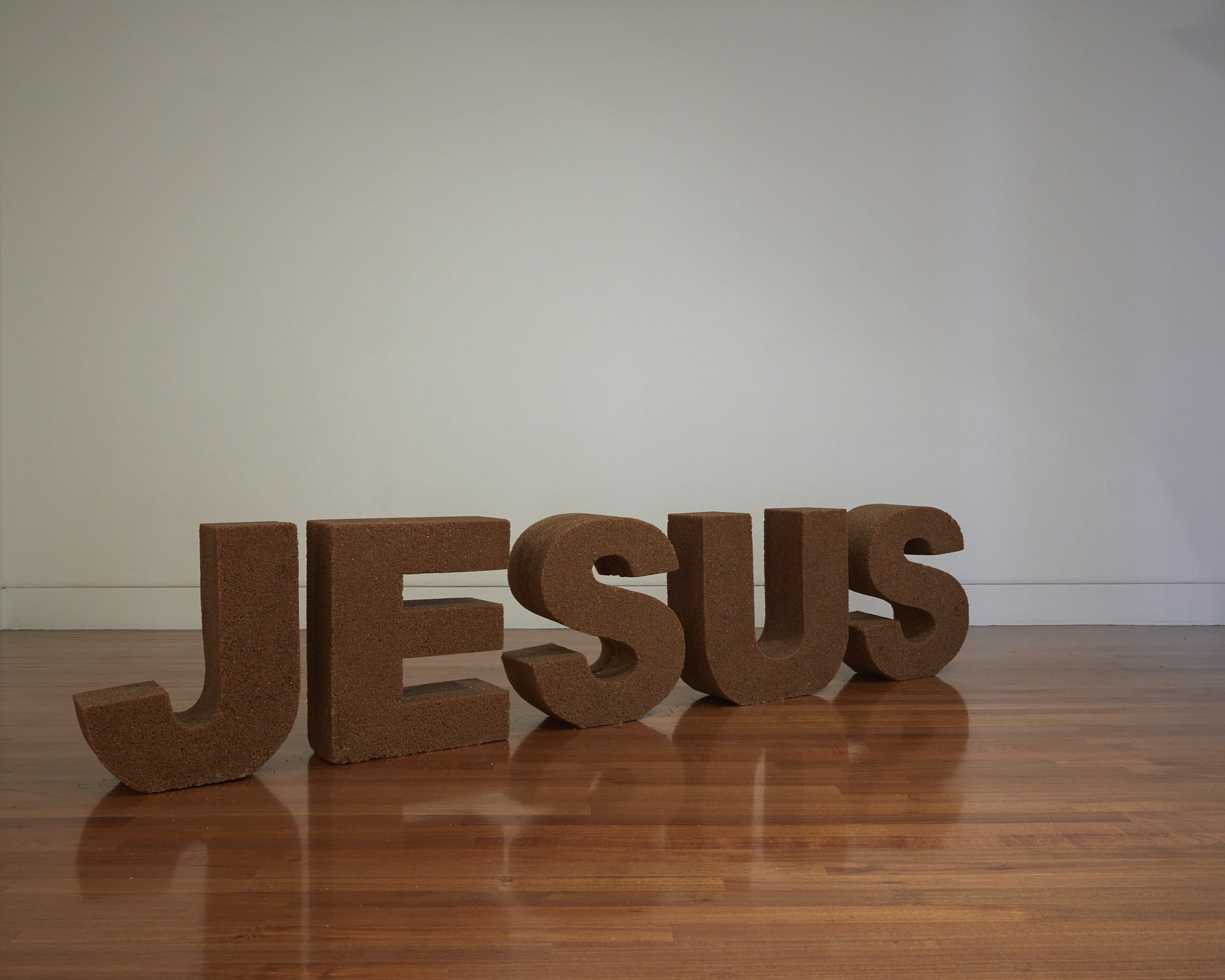 Jasmine Togo-Brisby, Sweet Jesus!, 2018 (install view), unrefined cane sugar & resin, commisioned by Te Tuhi, Auckland, courtesy of the artist and Page Blackie galleryphoto by Sam Harnett.