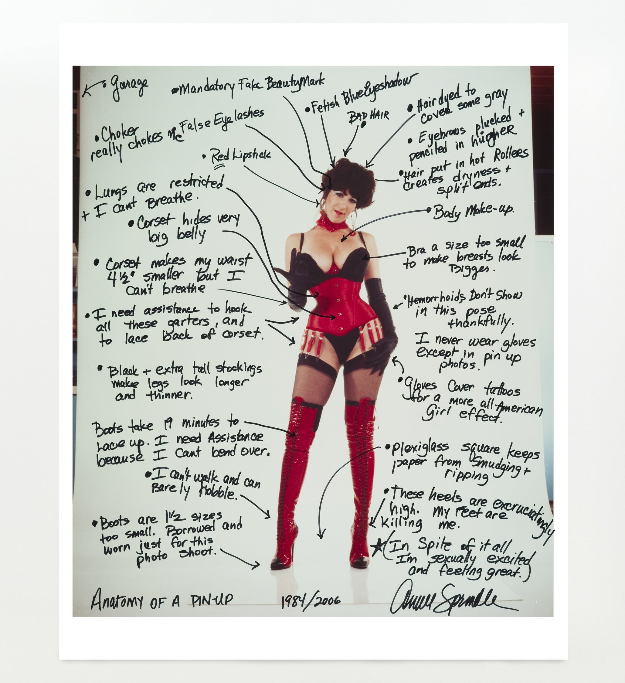 Annie Sprinkle, Anatomy of a 1980’s Pin Up (1984/2006), Images courtesy of the artist and Gavin Brown’s enterprise, New York / Rome. Photographer: Lance Brewer.